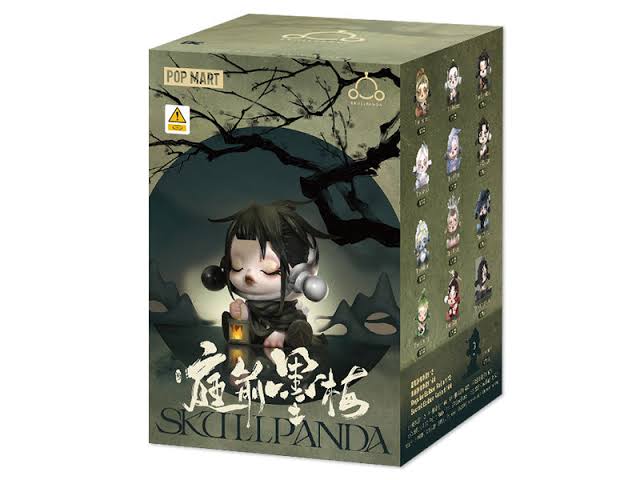 ゲームキャラクター POPMART SKULLPANDA The Ink Plum Blossom Blindbox Skullpanda The Ink Plum Blossom - Popmart - Chocomenta