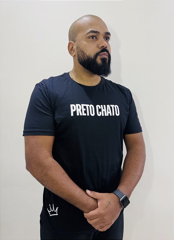 Camiseta Preto Chato