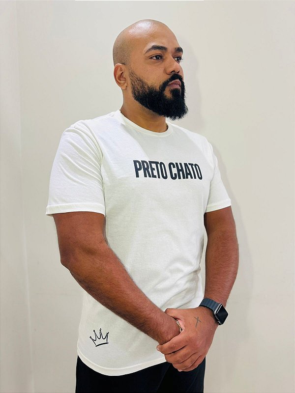 Camiseta Preto Chato Off White