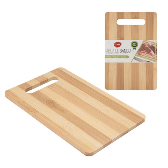 Tábua Para Cortes Carnes Bambu 24 Cm