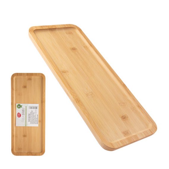 Petisqueira de Bambu Retangular