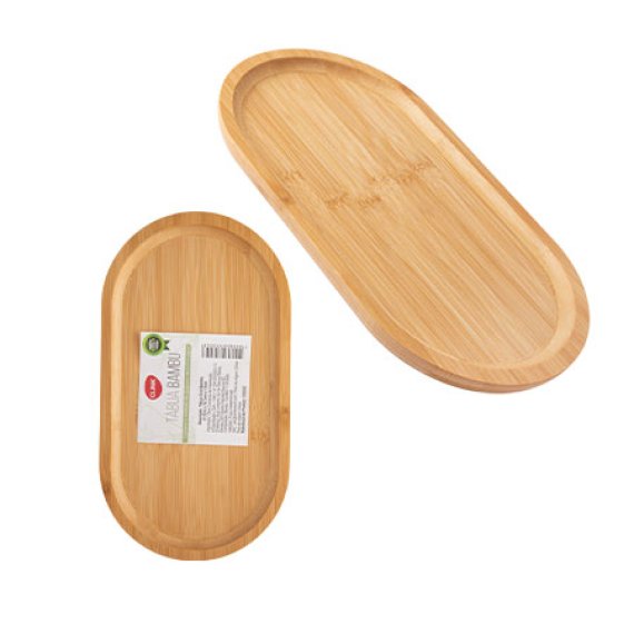 Petisqueira Oval Bambu 31cm