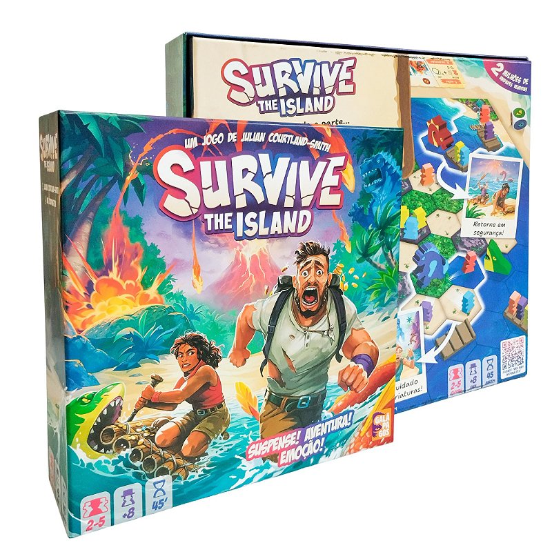 Survive: The Island (Edição Revisada) - Javali Jogos (Board Games)