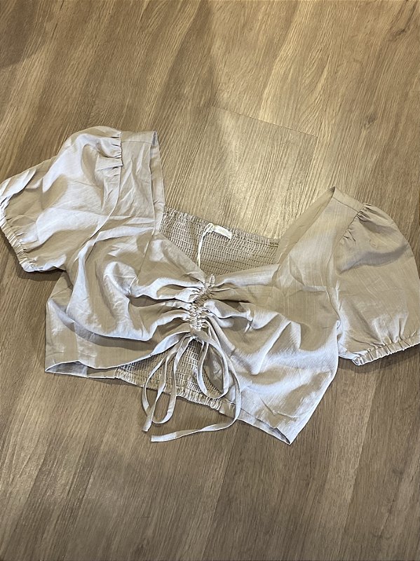 Cropped Plus Size Heli Fashion Areia