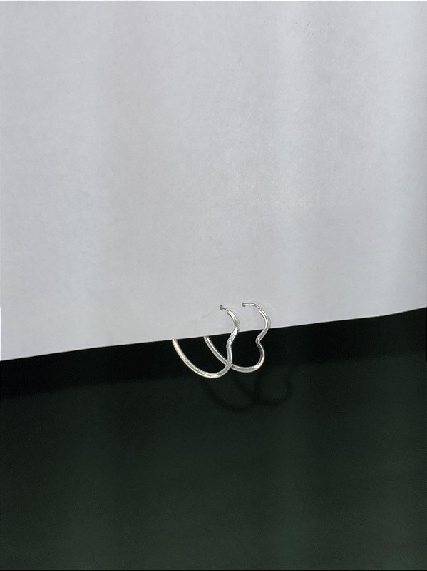 Brinco Argola Coração