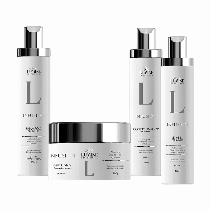 Kit Lumine Infusion Pós-Química - Lumine Cosméticos