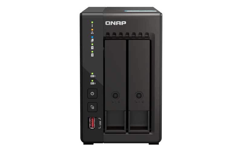 TS-253E Qnap - Servidor NAS Doméstico 2 Bay p/ HDD SATA - QNAP