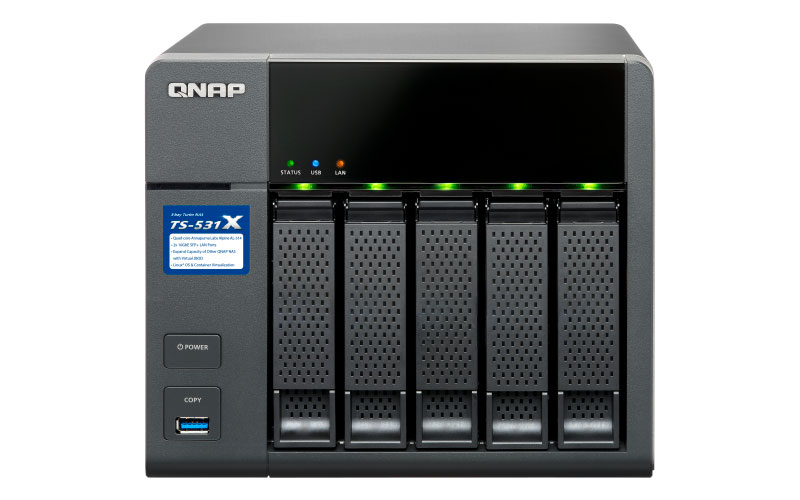 TS-531X Qnap - Storage NAS 5 Bay SATA - QNAP Brasil Loja Virtual
