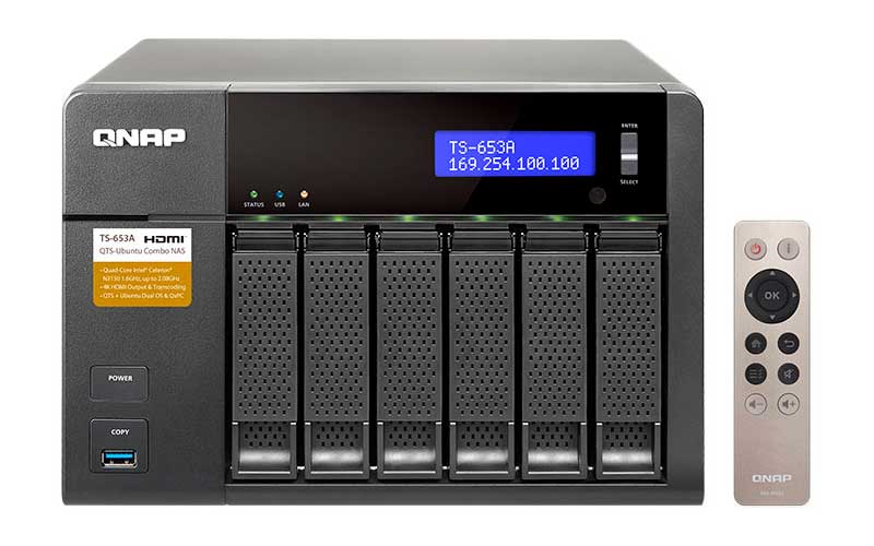 Qnap TS-653A - Servidor de Mídia HDMI - QNAP Brasil Loja Virtual