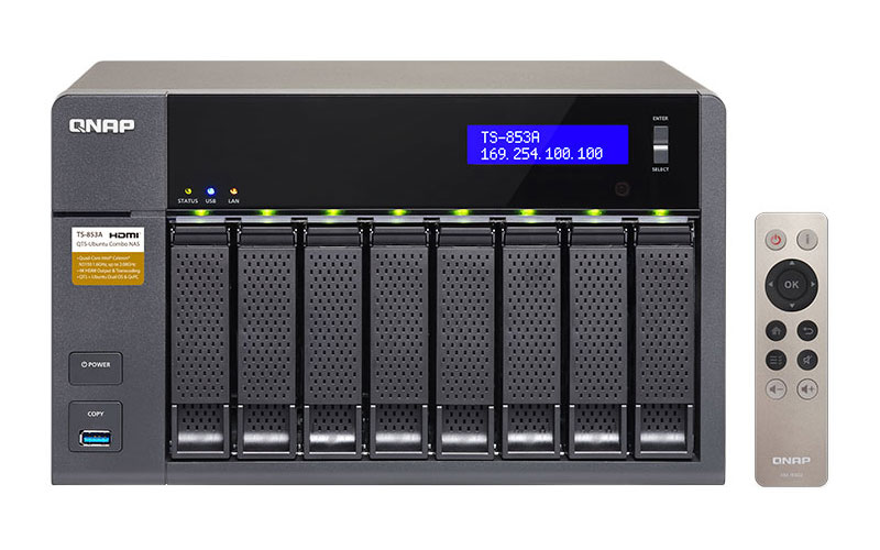 Qnap TS-853A - Storage NAS 8 Baias p/ HDD SATA - QNAP Brasil Loja