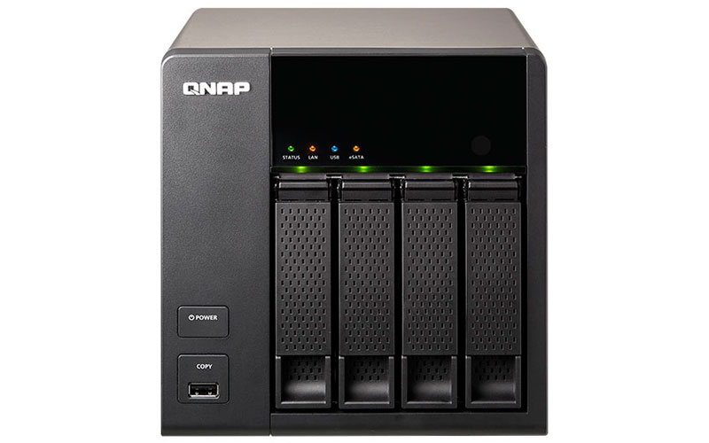 QNAP   NASキット Qnap TS-420 - Storage NAS 4 Baias p/ HDD SATA - QNAP Brasil Loja