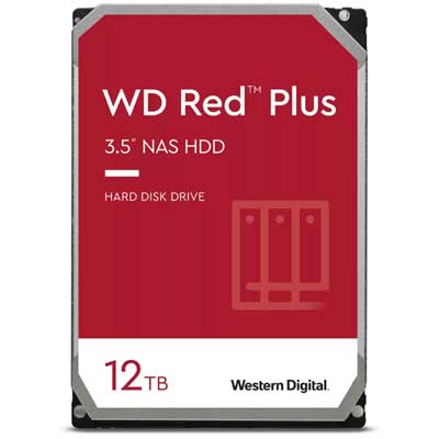 WDC WD120EMAZ-11BLFA0 12TB HDD 本体 WD120EFBX WD - HD Interno 12TB SATA 7.200 RPM Red Plus - QNAP