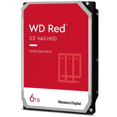WD Red 6TB WD60EFAX NAS用HDD WD60EFAX WD - HD Interno 6TB 5.400 RPM SATA Red - QNAP Brasil Loja