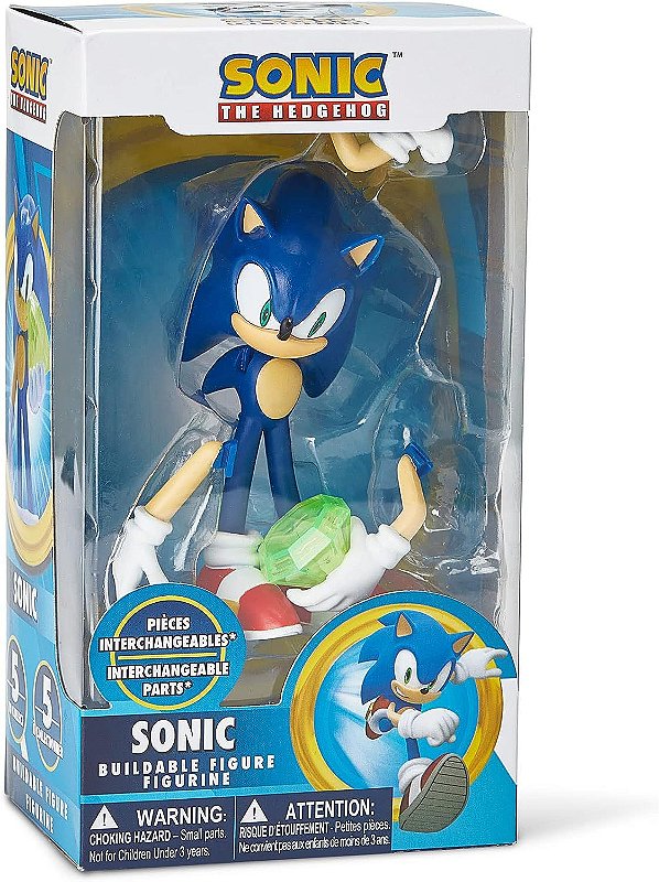 Boneco Sonic The Hedgehog Action Figure Montável 10cm - 4G SHOP