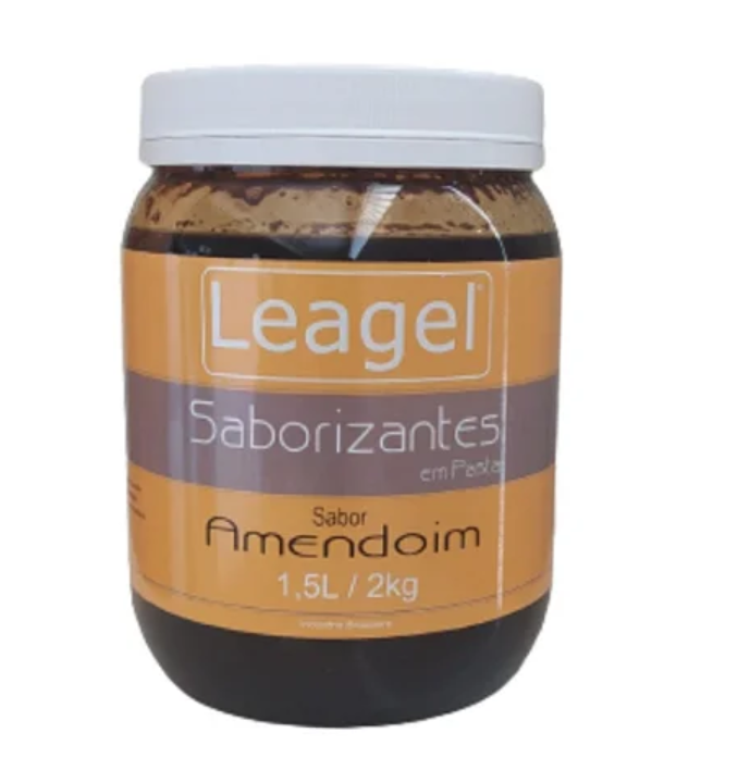 Pasta Amendoim Leagel 2kg - Sabor Cremoso para Sorvetes e