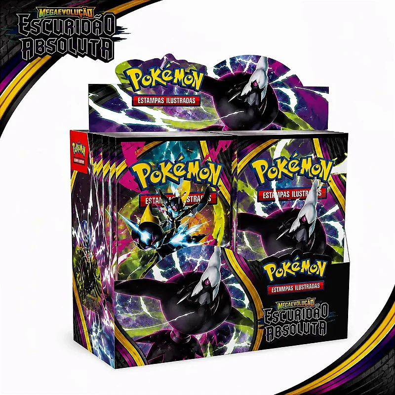 Box Display Pokémon ME05 Escuridão Absoluta