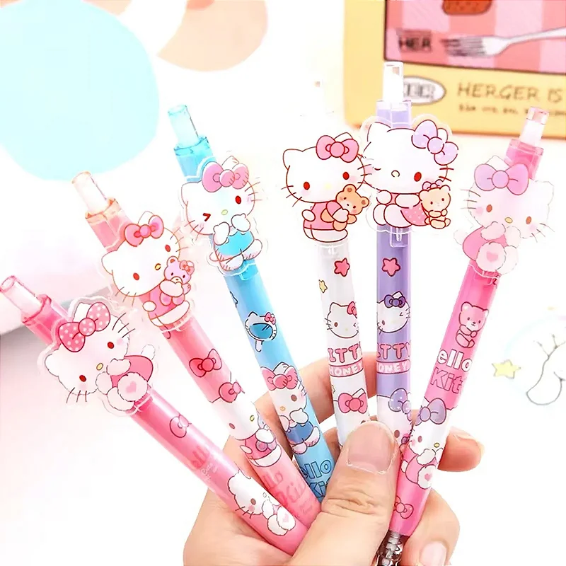 Caneta Gel Clic Honey Hello Kitty Sanrio 0.5mm