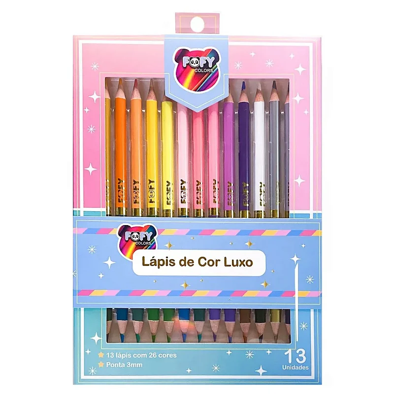 Lápis de Cor Luxo 26 Cores