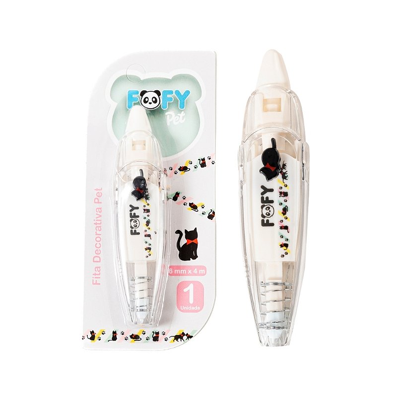 Fita Decorativa Pet • Gatinho c/ Gravata 4M