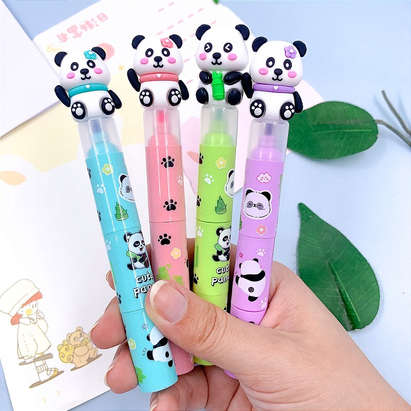 Marca Texto 3 em 1 Pandinha