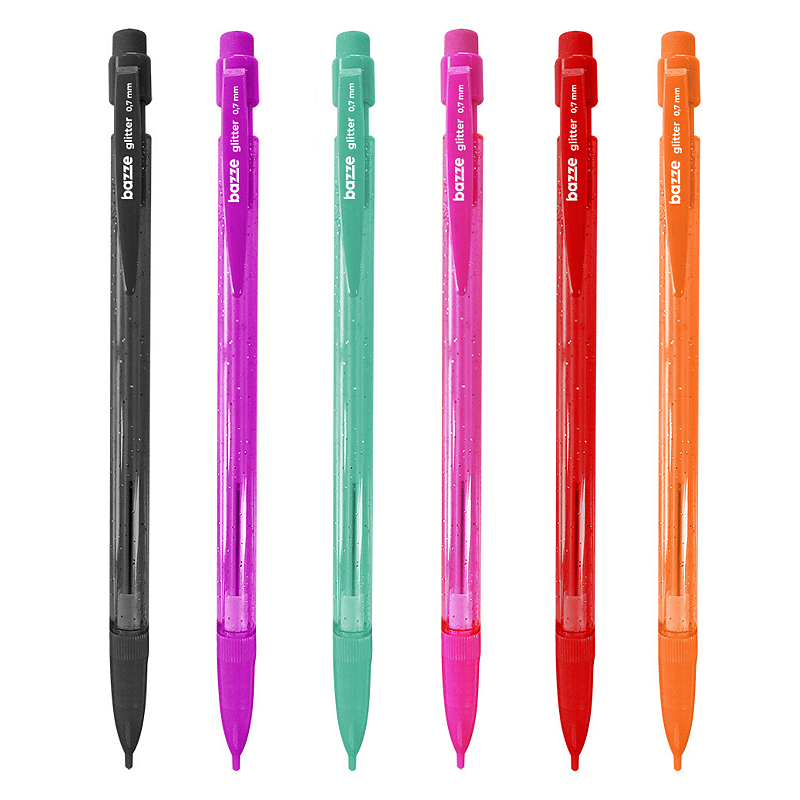 Lapiseira Glitter com Borracha 0.7mm