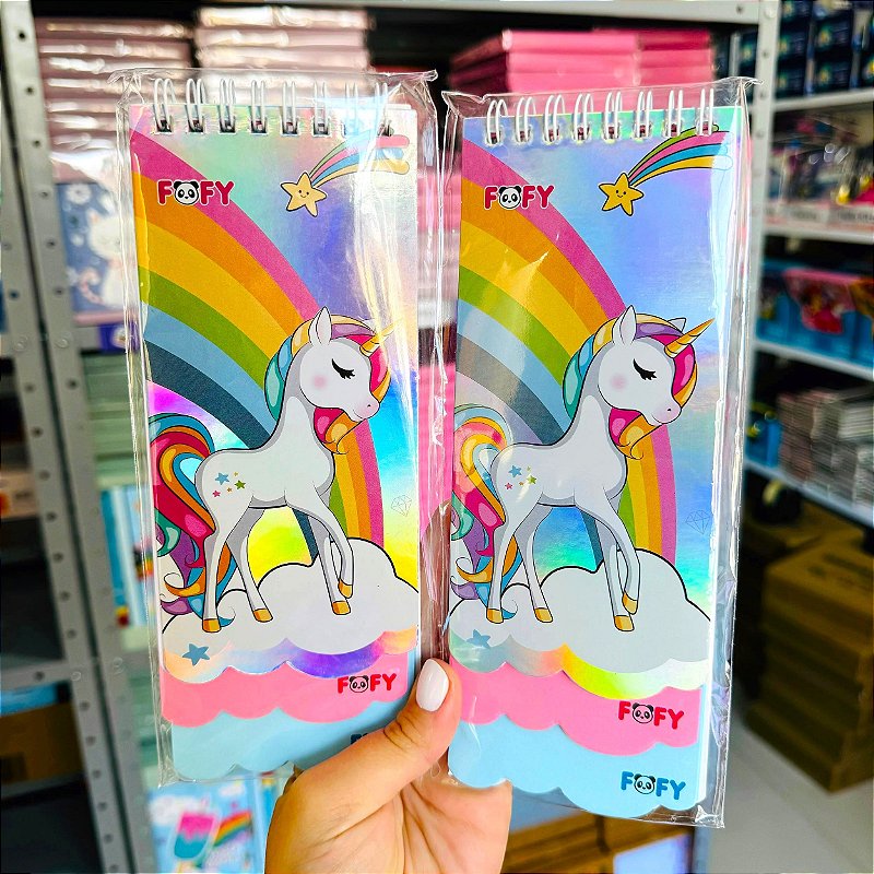 Bloco de Anotações Magical Unicórnio