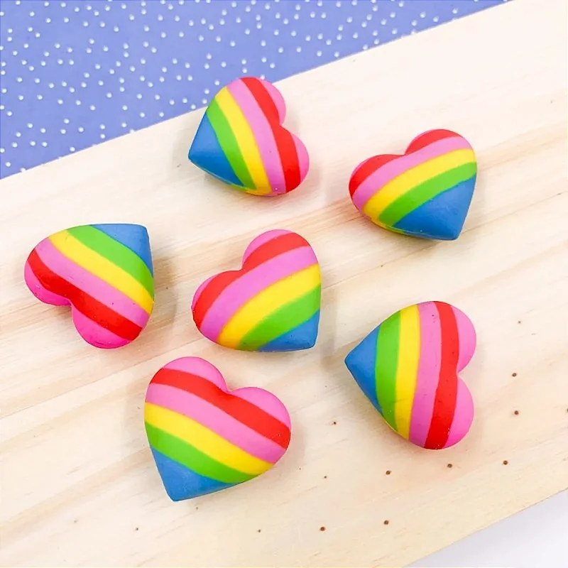 Borracha Coração Arco-Íris