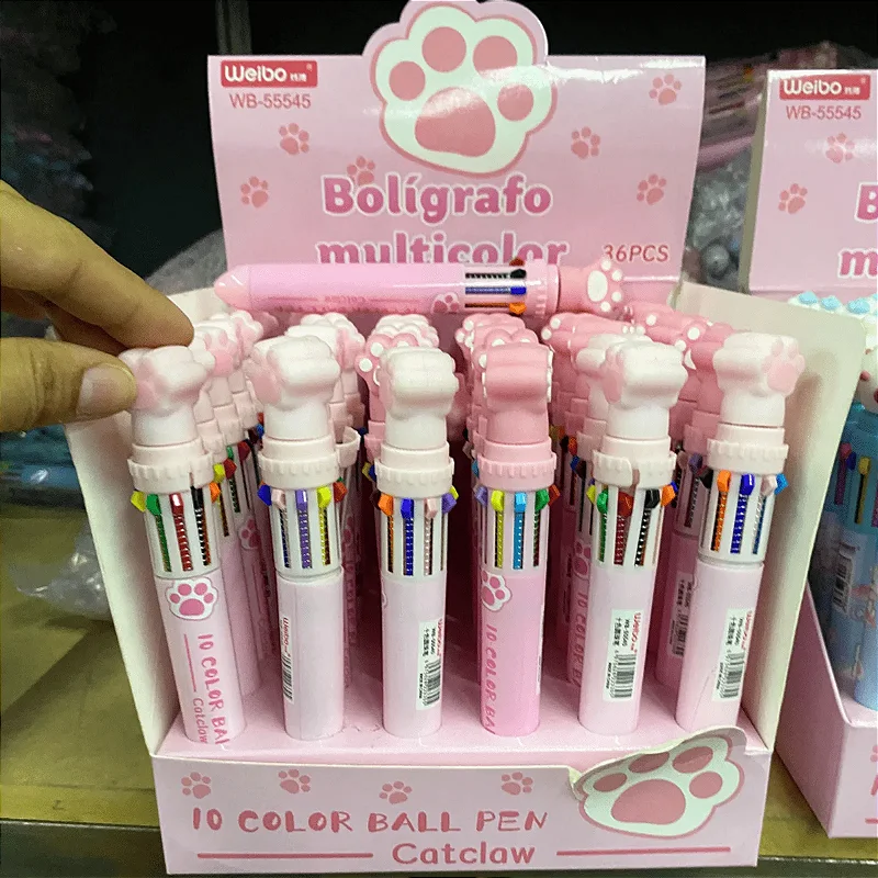 Caneta 10 Cores Patinha