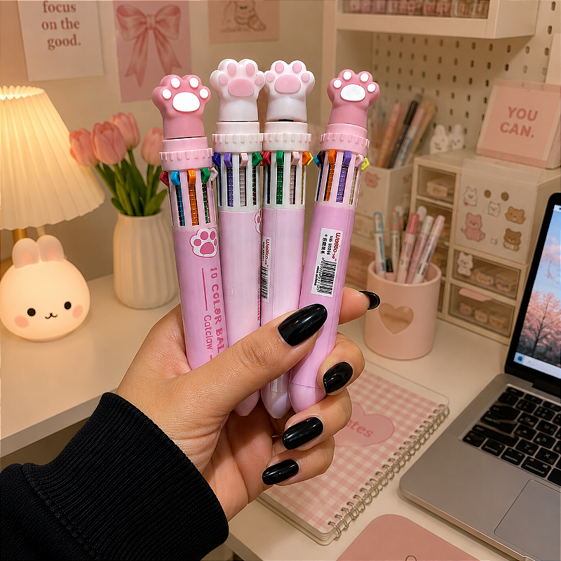 Caneta 10 Cores Patinha