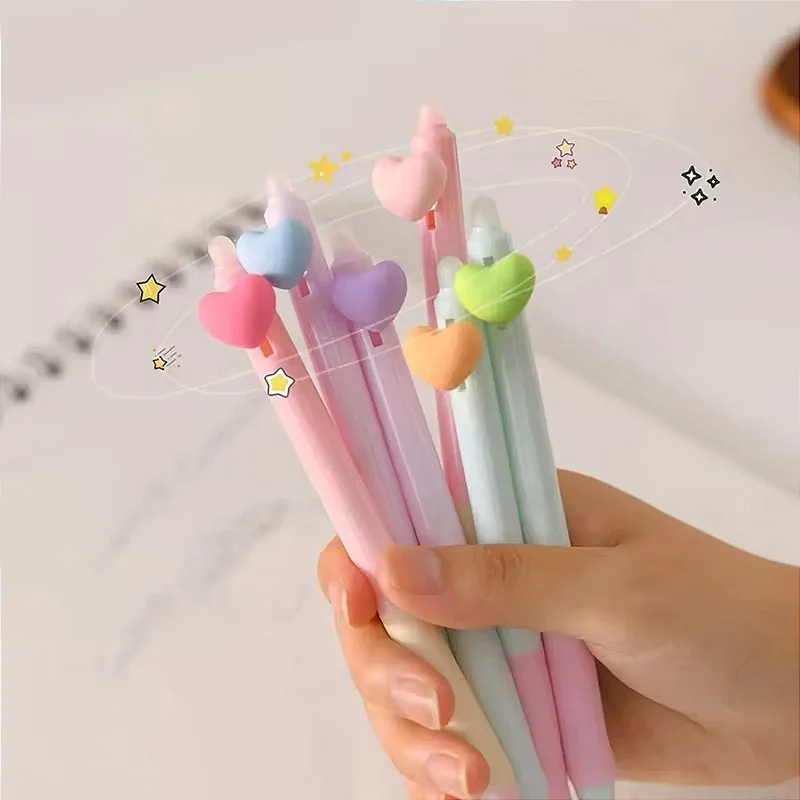 Caneta Gel Clic Coração 0.5mm