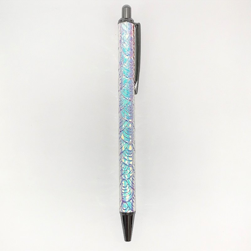 Caneta Esferográfica Cromada Clic Degradê 1.0mm