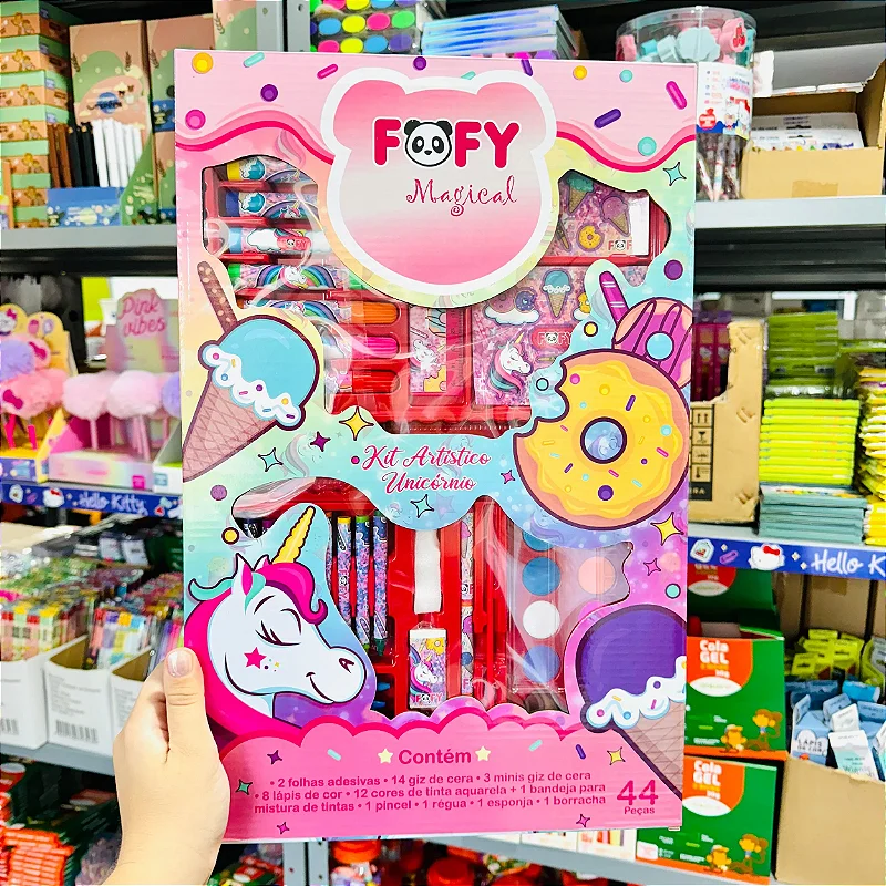 Kit Artístico Unicórnio • 44 Peças