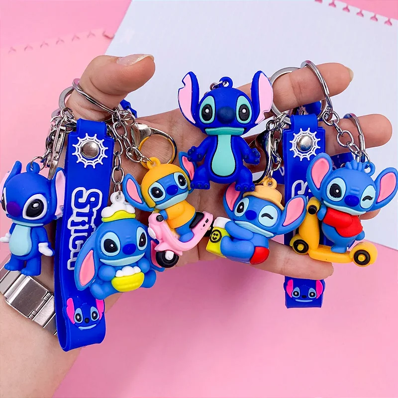 Chaveiro Emborrachado 3D Stitch