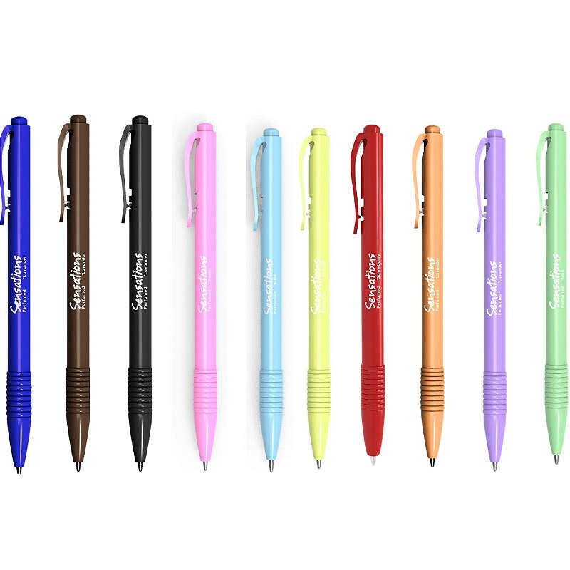 Caneta Esferográfica Clic Sensations Perfumada 0.7mm