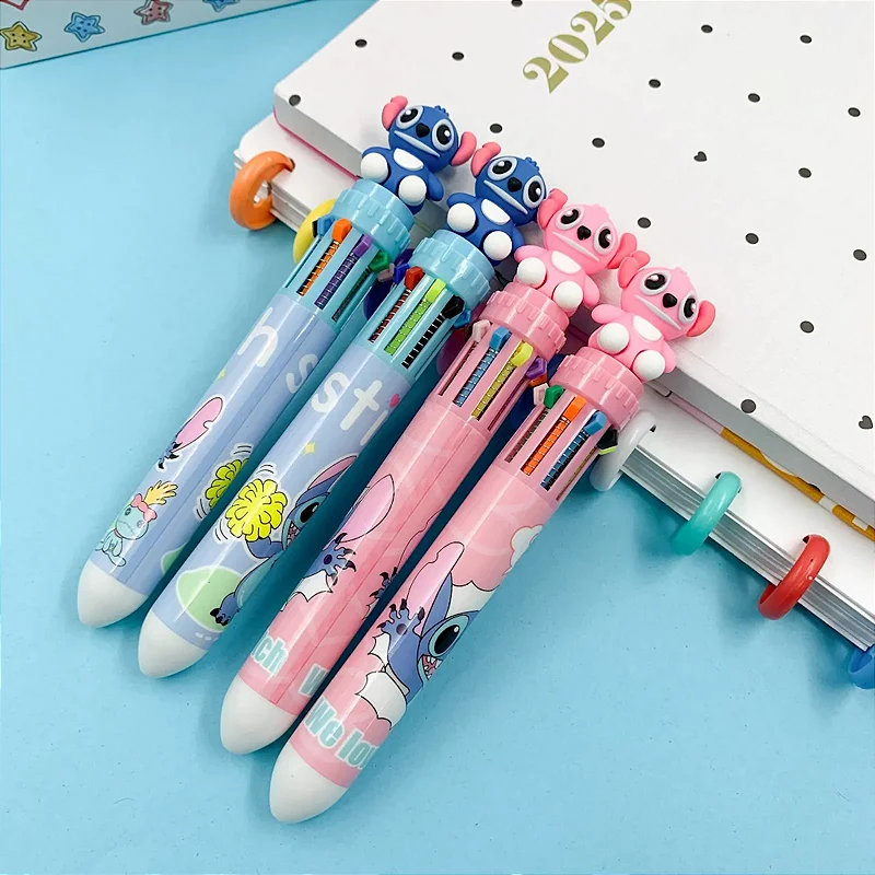 Caneta 10 Cores Stitch 0.7mm