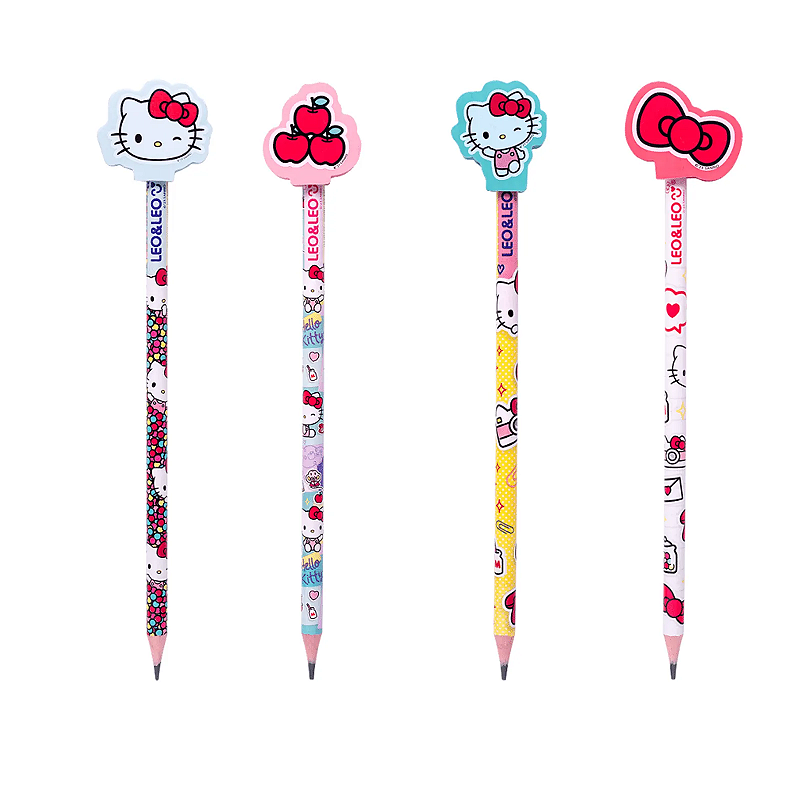 Lápis Hello Kitty com Borracha Sanrio