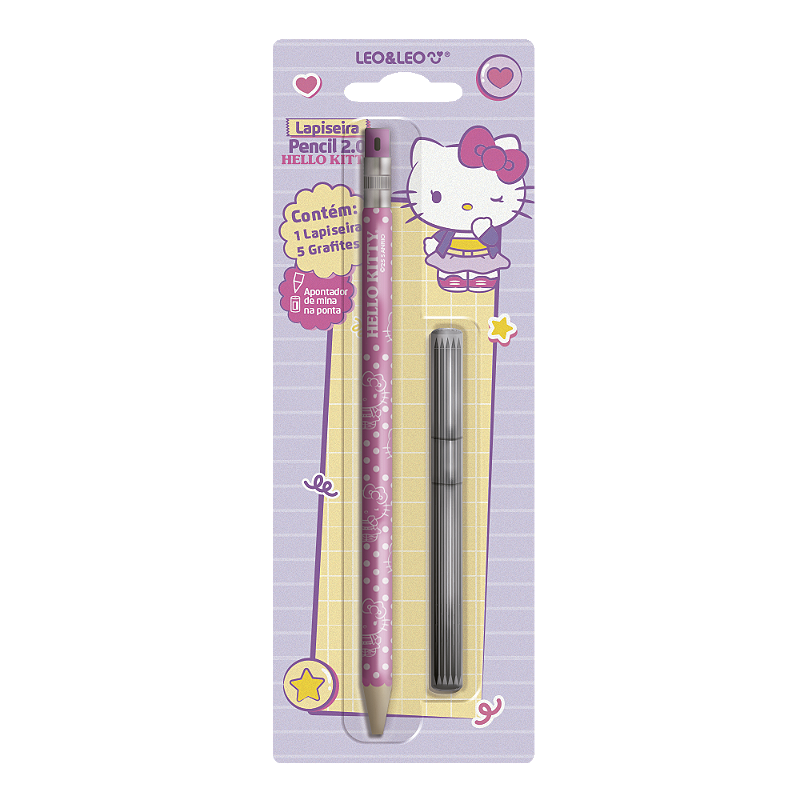 Lapiseira Pencil 2.0 Hello Kitty Sanrio