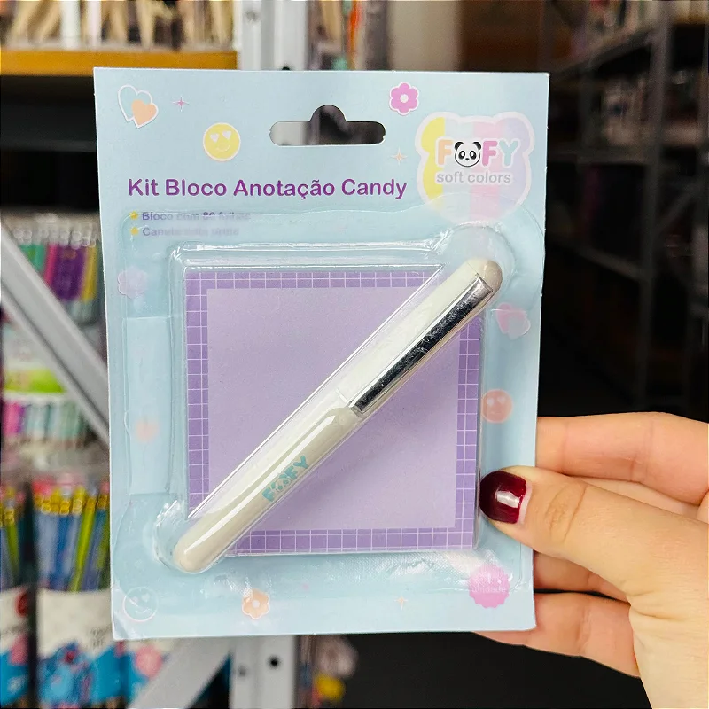 Kit Bloco Anotação Candy • 2 Itens
