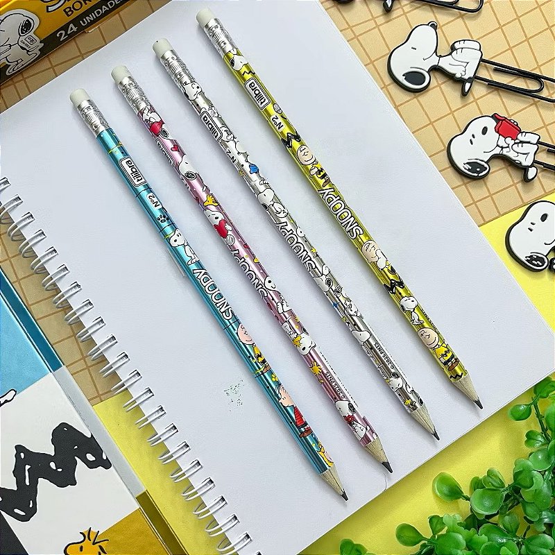 Lápis com Borracha n°2 Snoopy