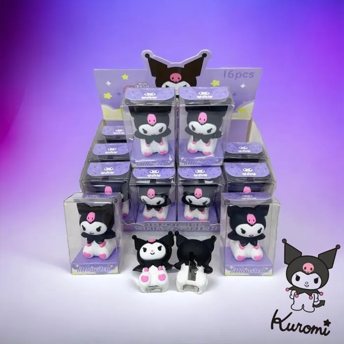 Apontador Emborrachado Kuromi