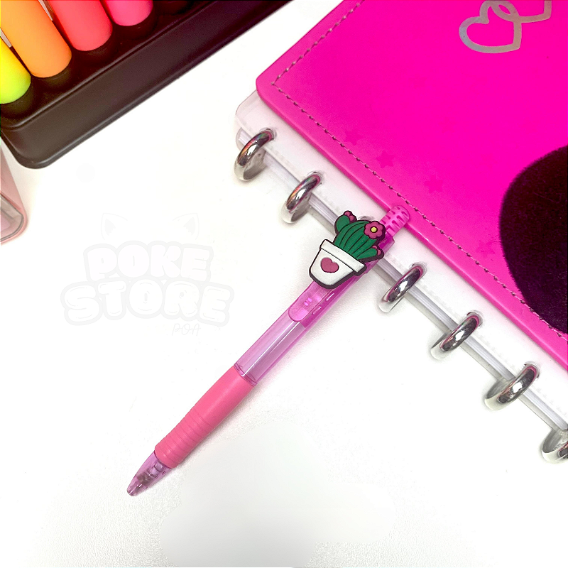 Caneta Esferográfica Clic Cacto Pink 1.0mm