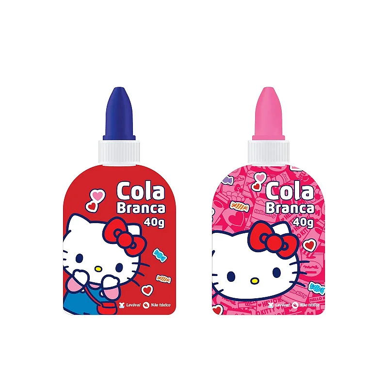 Cola Liquida Branca 40g Hello Kitty Sanrio