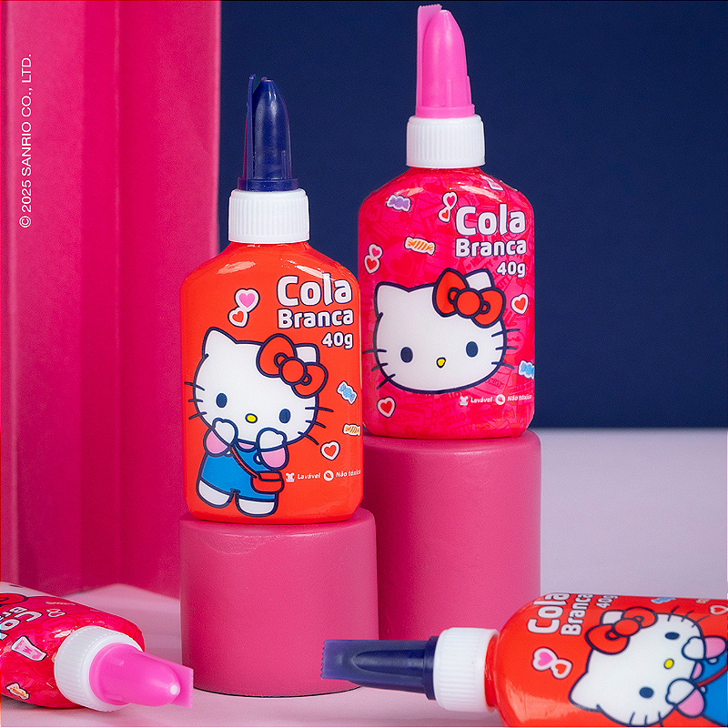 Cola Liquida Branca Hello Kitty Sanrio 40g