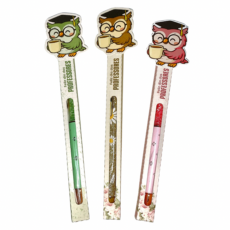 Kit Caixinha + Caneta Esferográfica Luxo 1.0mm