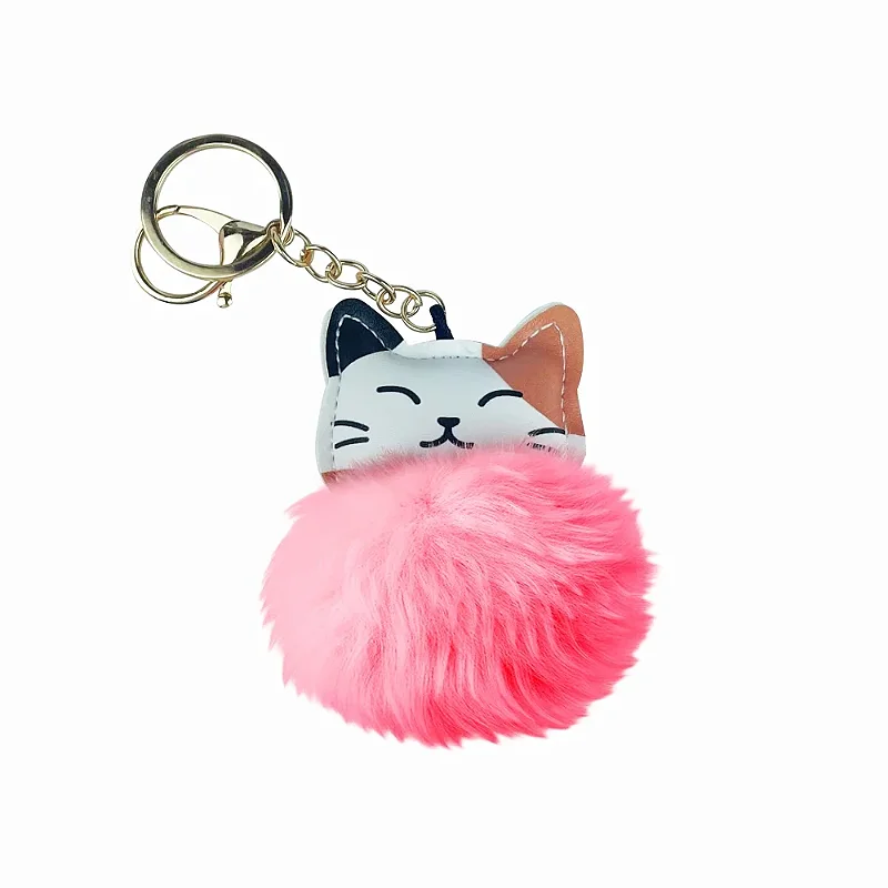 Chaveiro Gatinho com Pompom