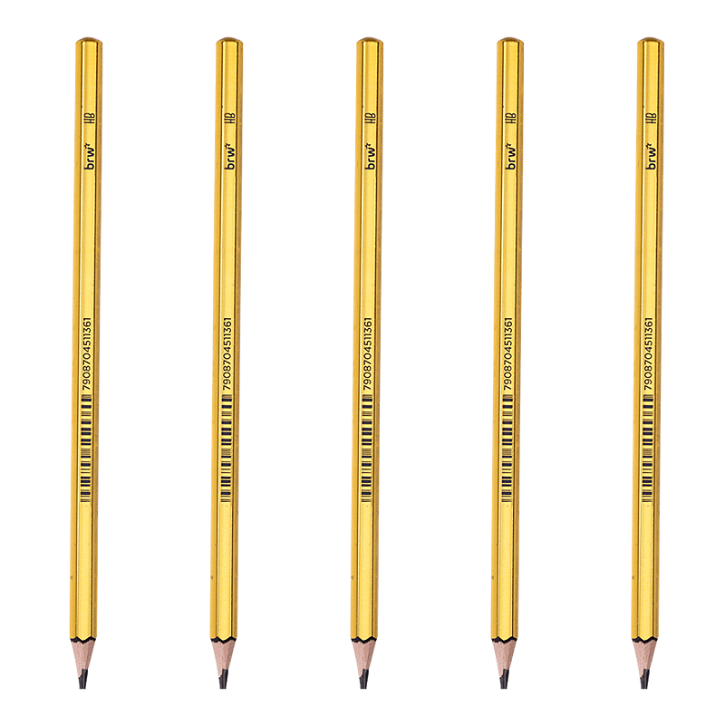 Lápis HB Dourado