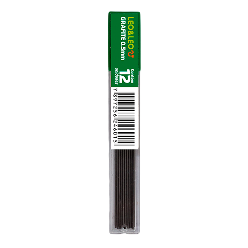 Grafite HB 0.5mm • Tubo com 12 unid.