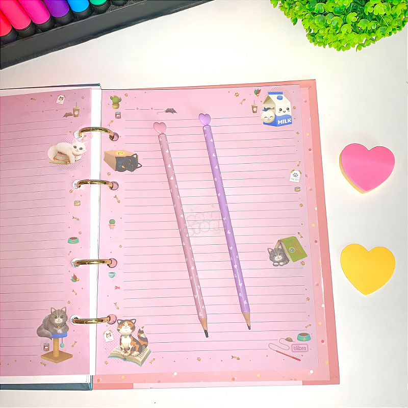 Lápis HB com Ponteira Coração