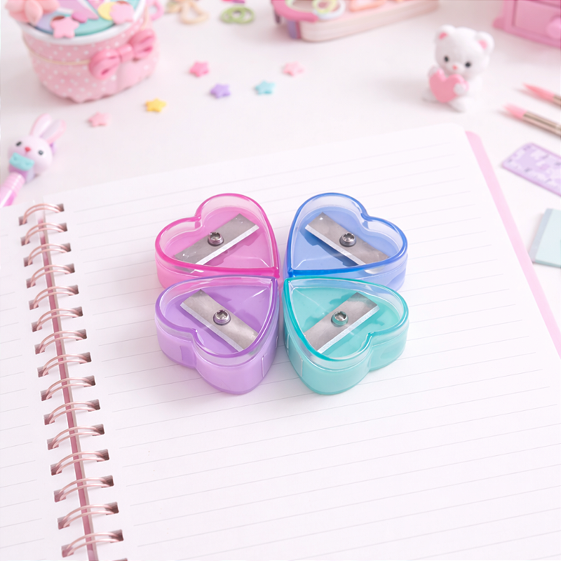 Mini Apontador Coração com Depósito