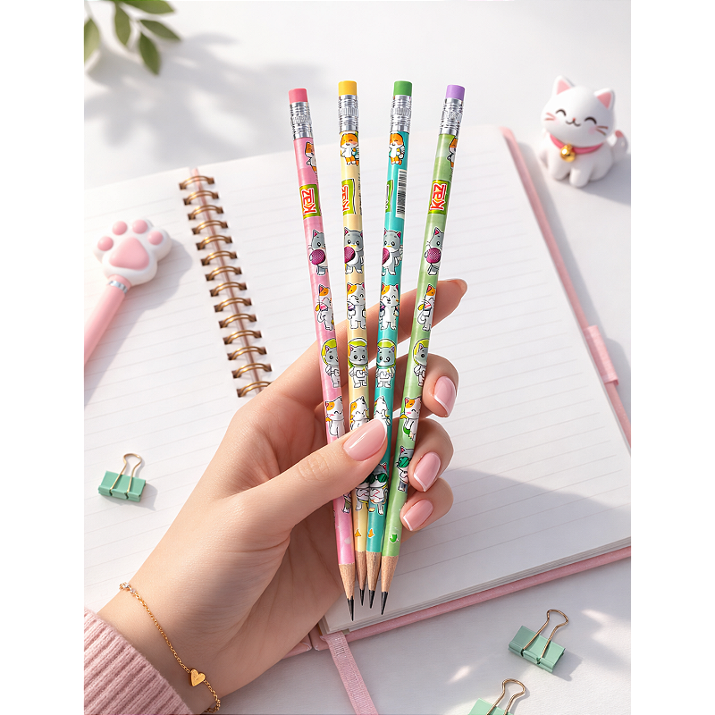 Lápis Preto HB Cats